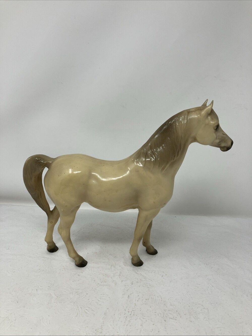 1958-1959 Breyer Pride Glossy Alabaster White Proud Arabian Mare PAM Horse VTG